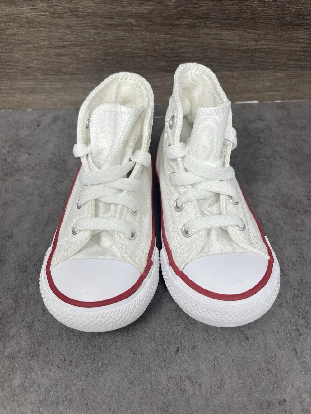 Converse Chuck Taylor All Star Size 7 Kids Toddler White Canvas Classic Sneaker